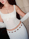 Sangria Carnelian Waist Chain Belt
