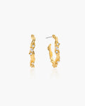 Moonlit Ivy Hoops Earrings en route jewellery