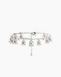 Lily of the Valley Pearl Bracelet in Silver en route jewellery