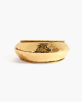 Cordelia Dome Bangle in Gold en route jewellery