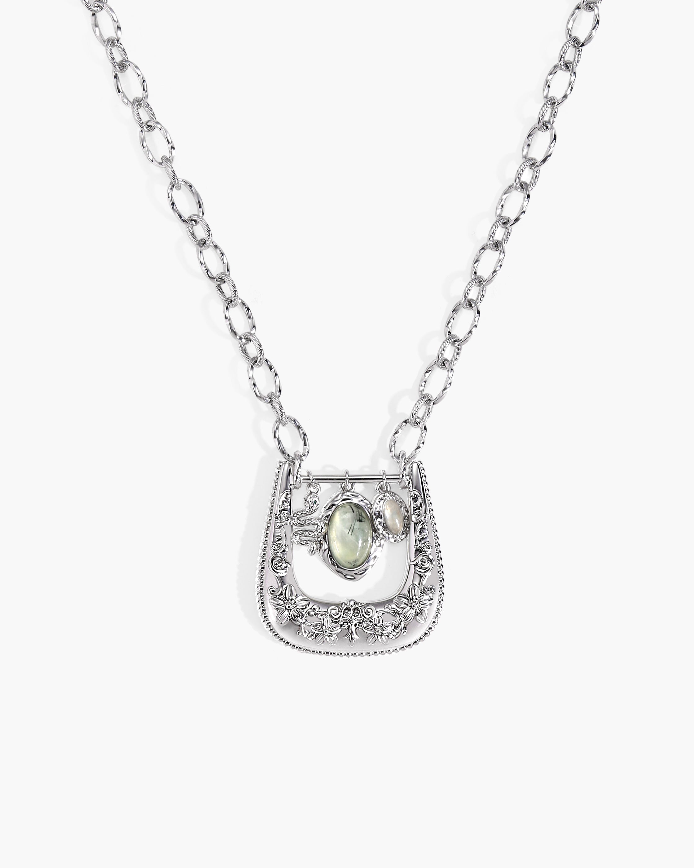 Orbit Charm Buckle Pendant Necklace en route jewellery