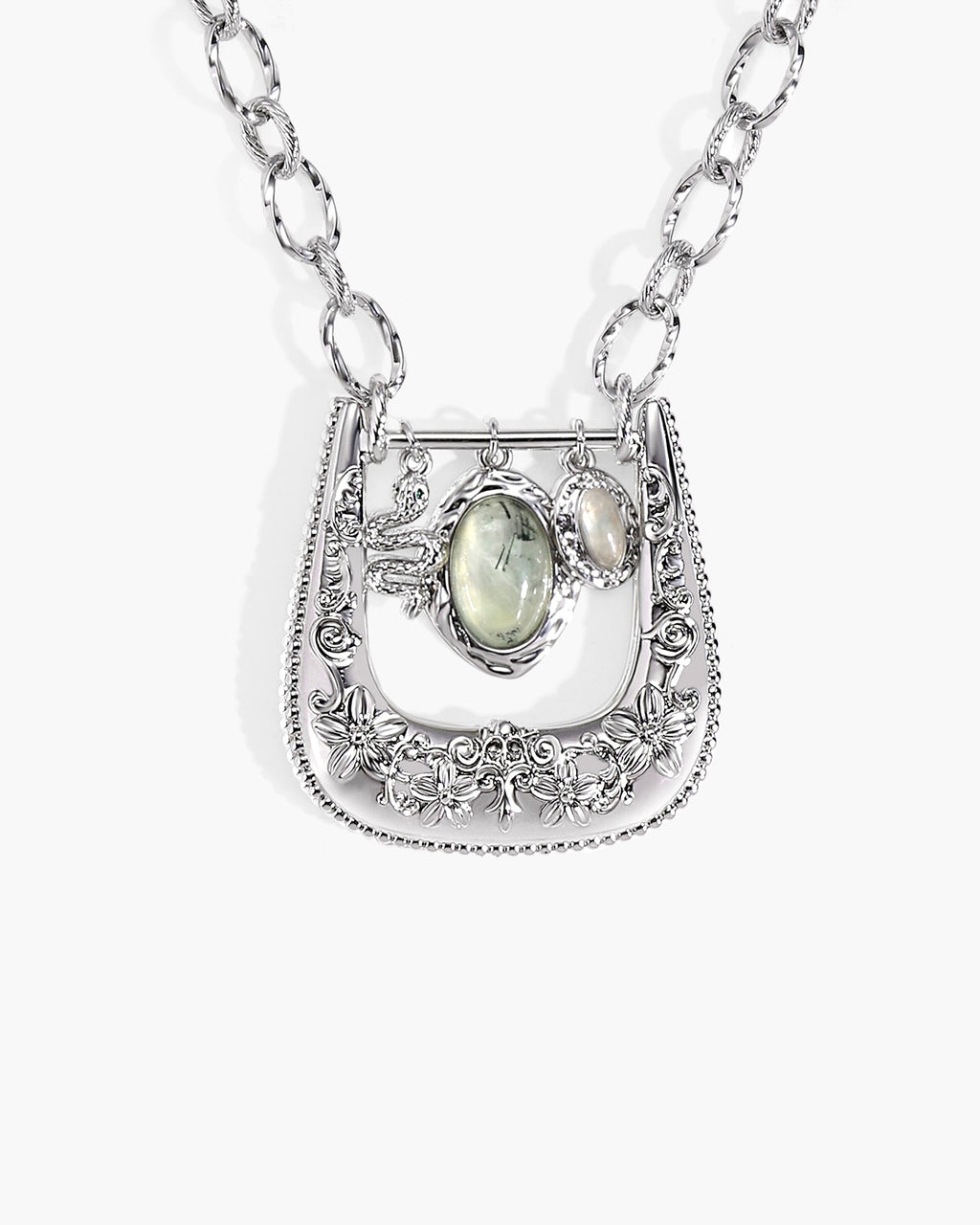 Orbit Charm Buckle Pendant Necklace en route jewellery