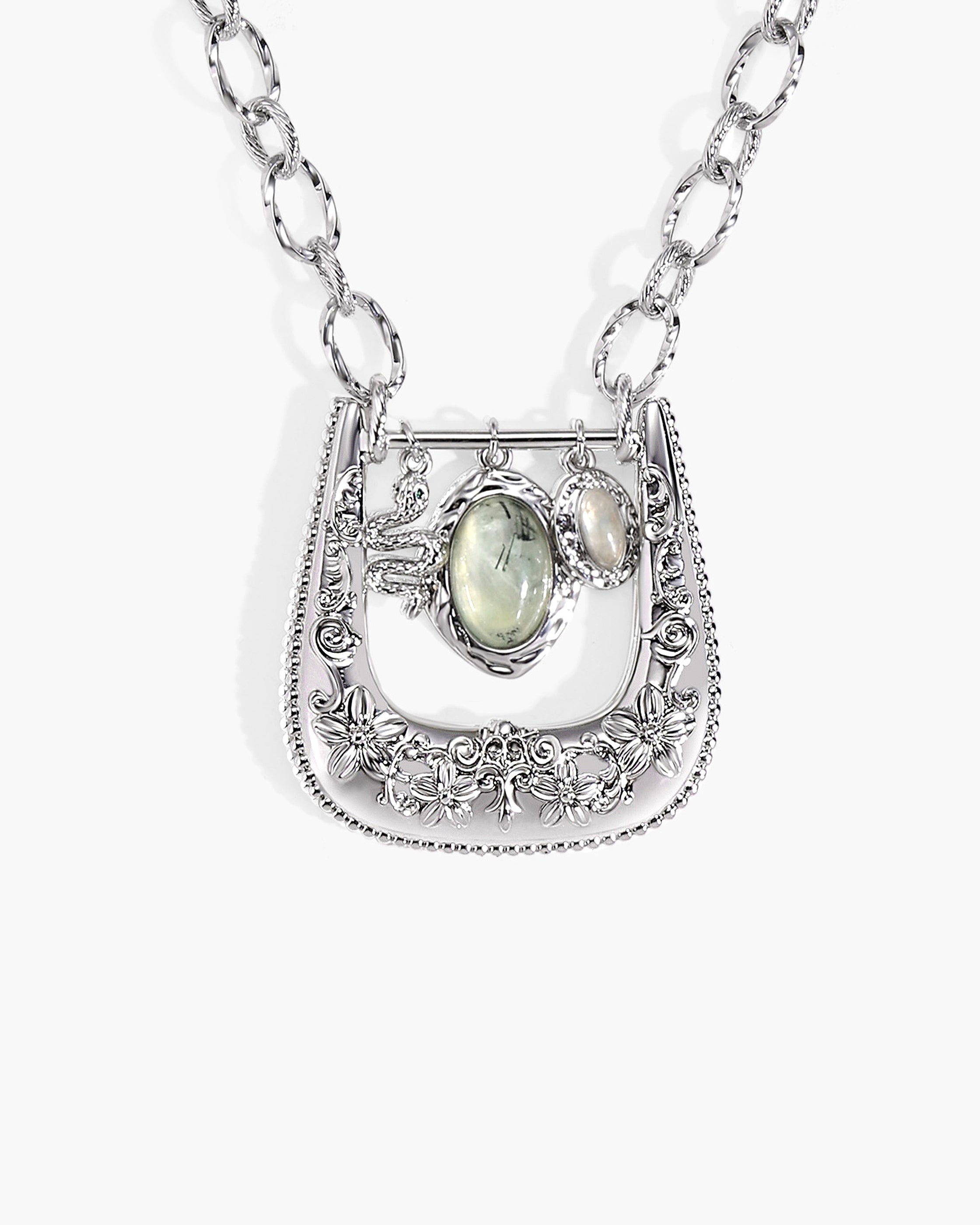 Orbit Charm Buckle Pendant Necklace en route jewellery