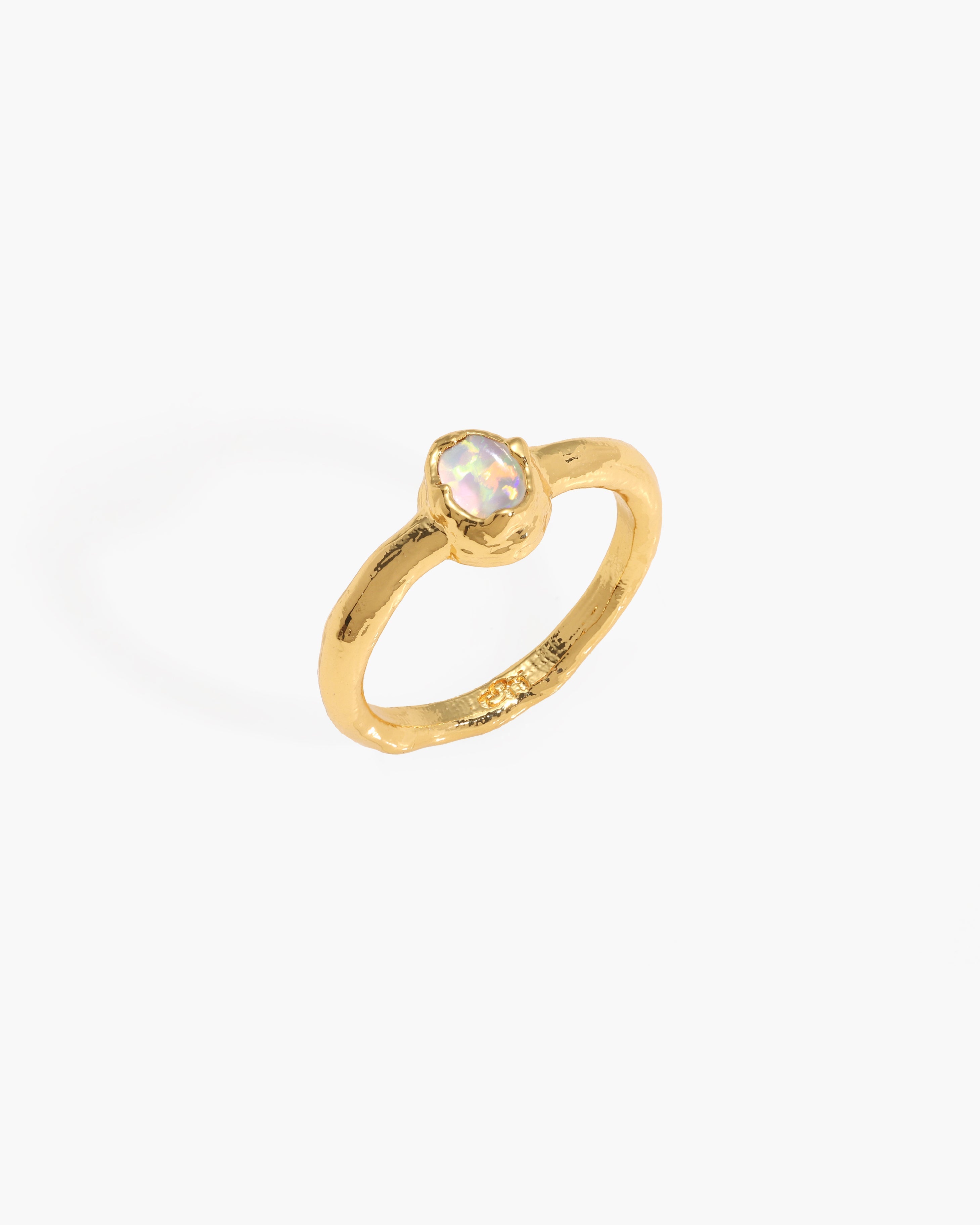 Birthstone Ring in Gold - October en route jewellery