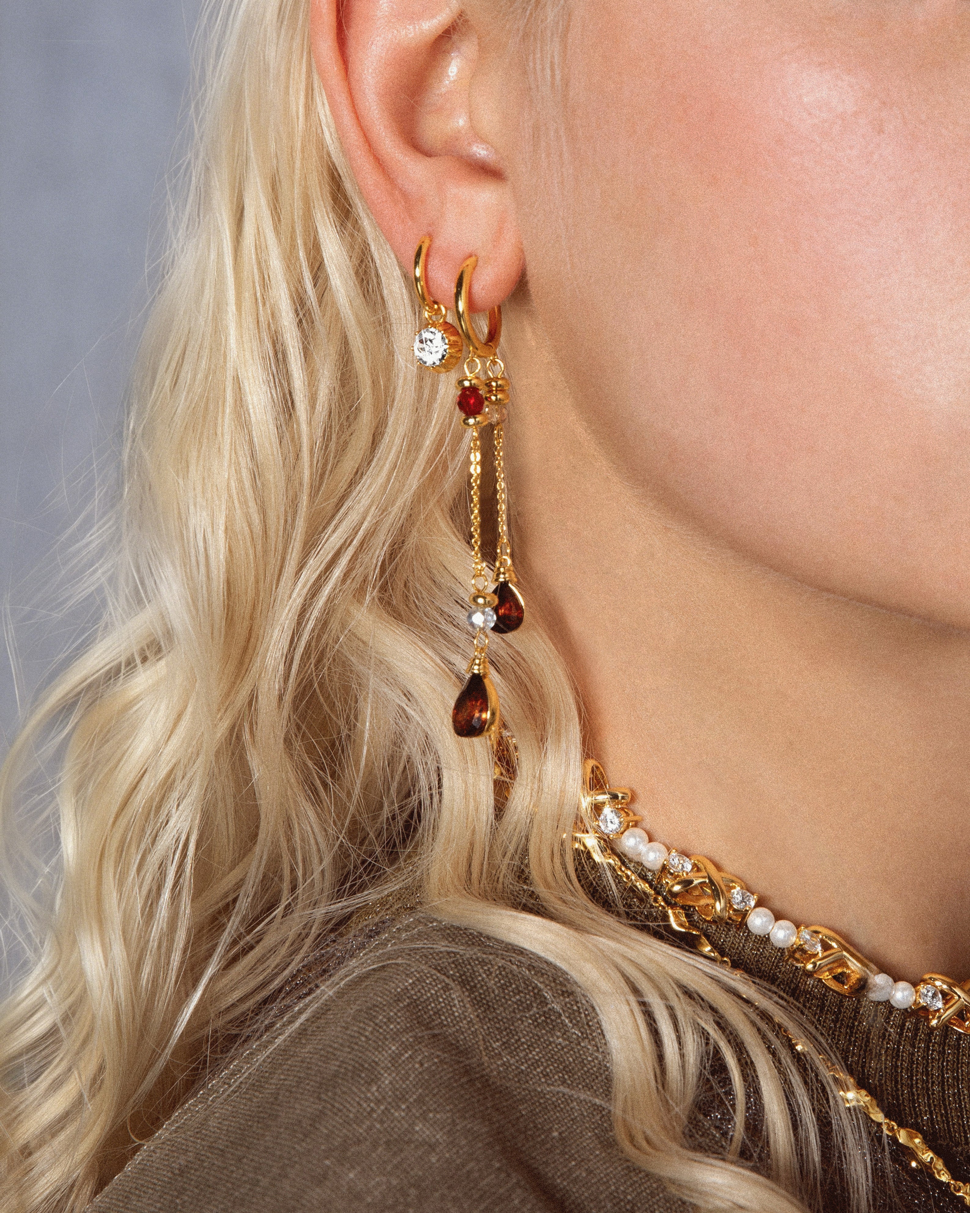 Silent Drop Earrings en route jewellery