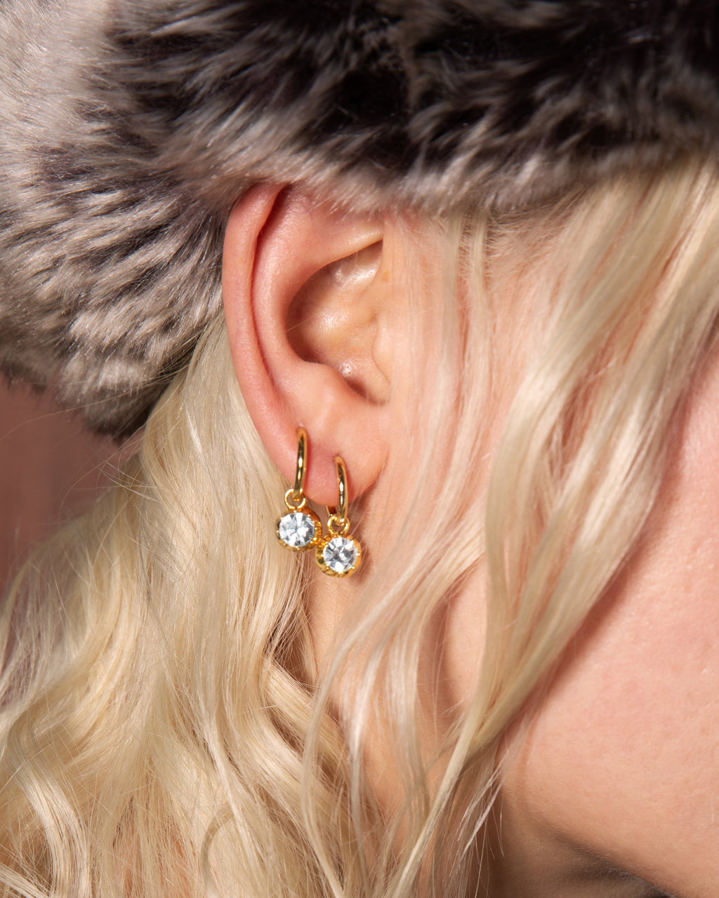 Georgian Detachable Hoop Earrings in Gold en route jewellery