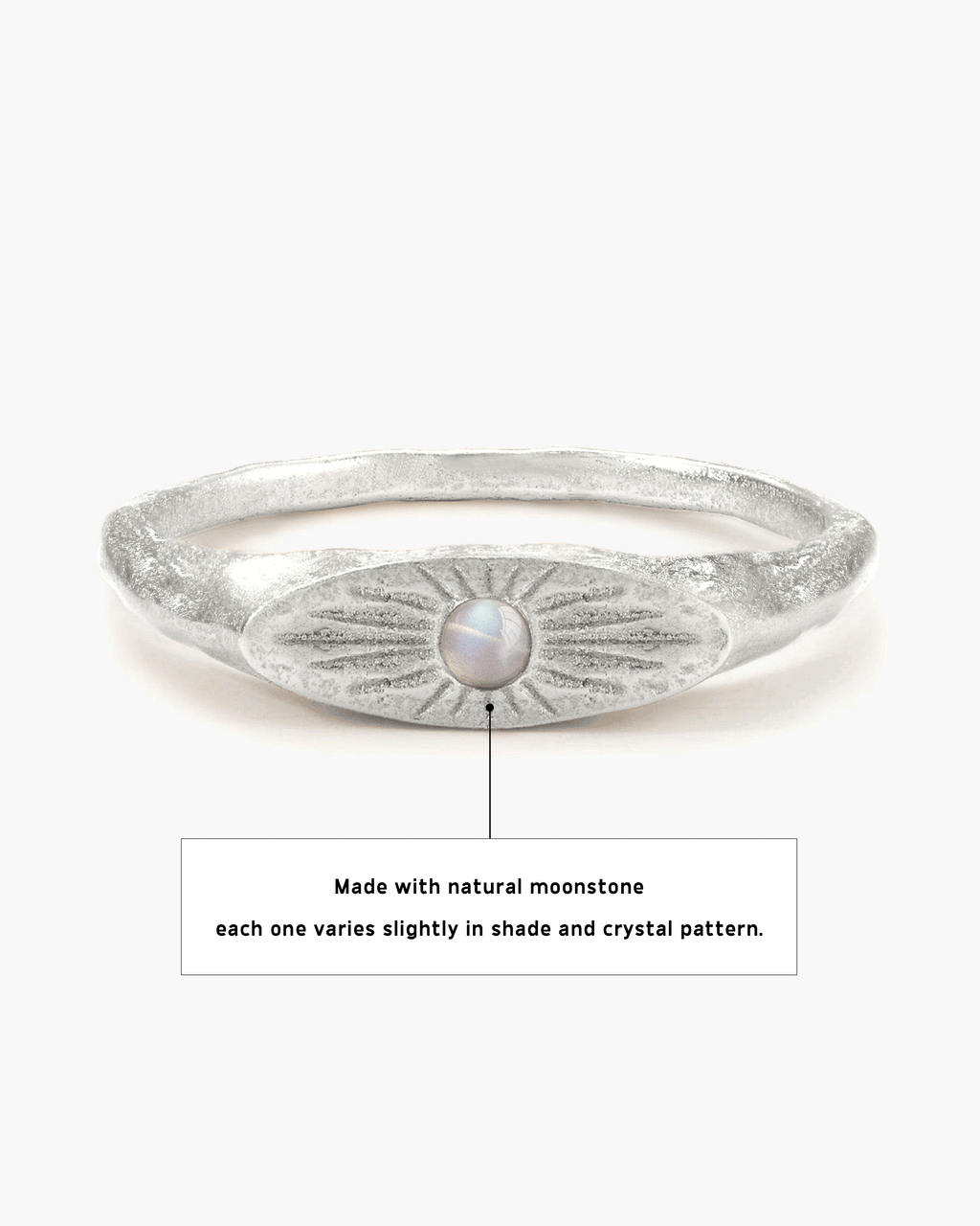 Astral Glow Ring in Silver en route jewellery