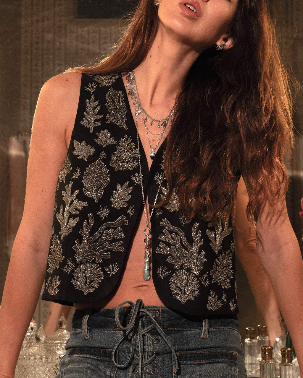 Ascent Detachable Charm Long Necklace en route jewellery