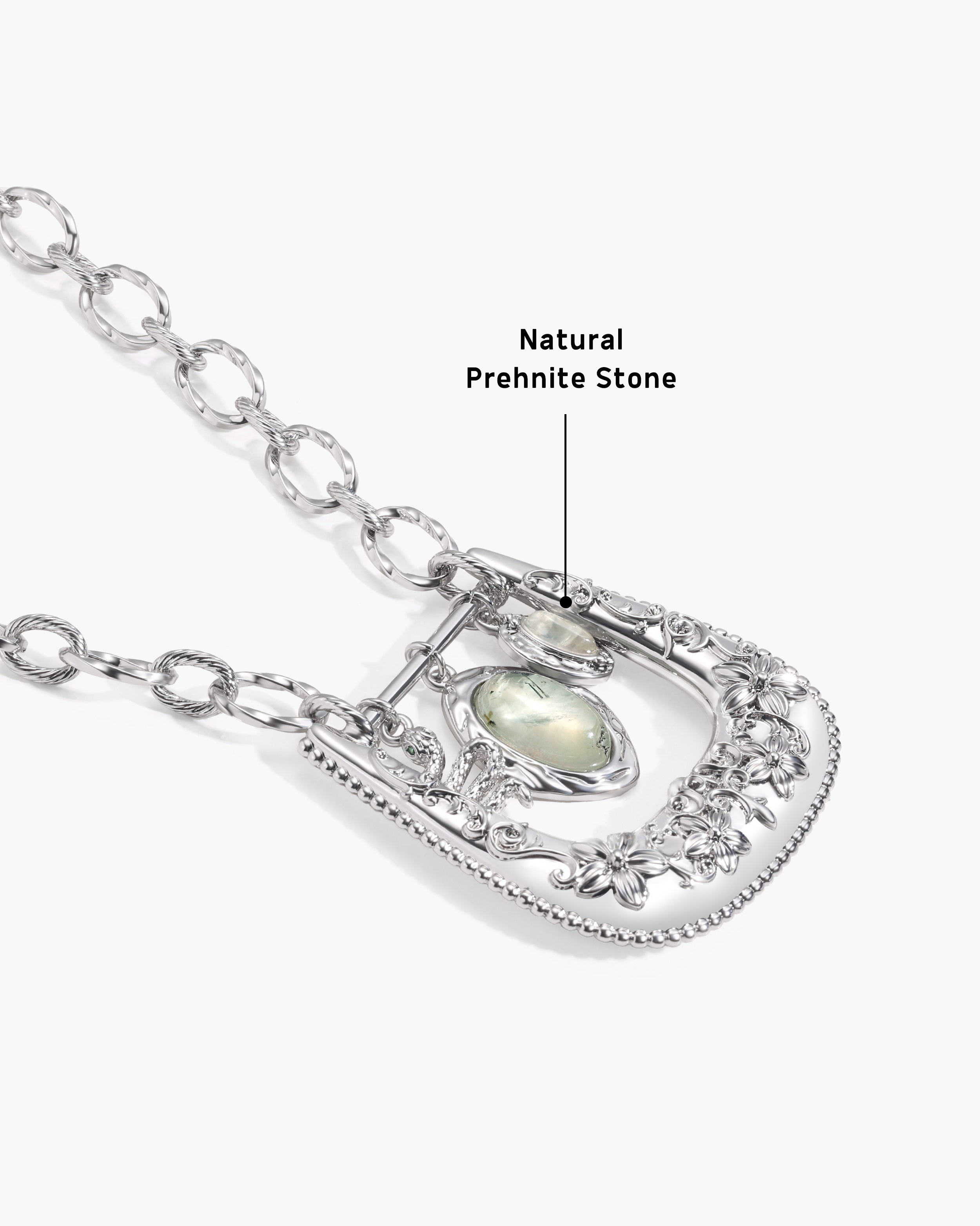 Orbit Charm Buckle Pendant Necklace en route jewellery