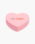Heart Shaped Jewelry Box in Pink