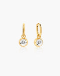 Georgian Detachable Hoop Earrings in Gold en route jewellery
