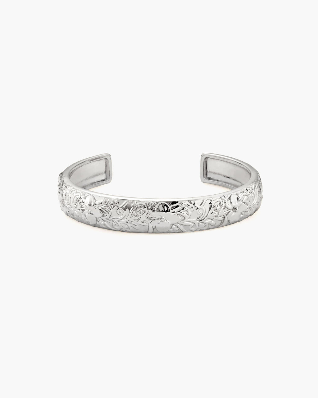 Serenade of Orchid Bangle in Silver en route jewellery