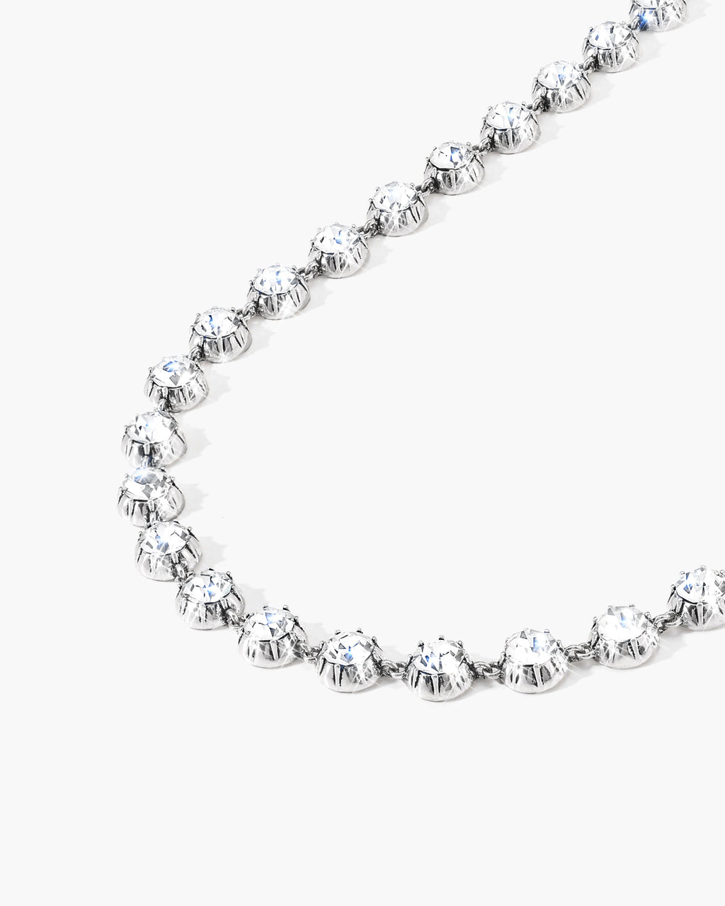 Rose Cut Riviere Necklace en route jewellery