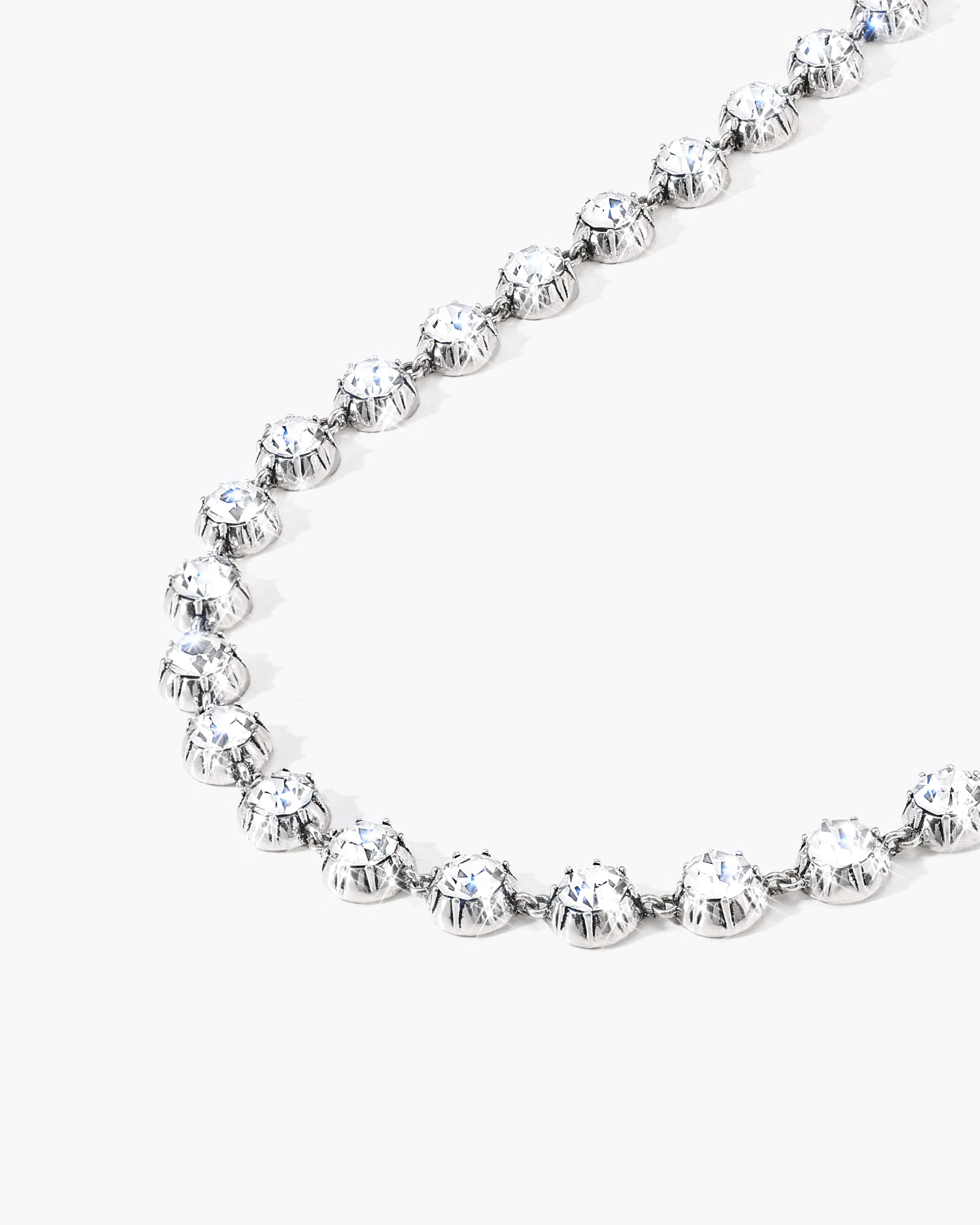 Rose Cut Riviere Necklace en route jewellery