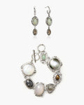 Athena Bracelet & Moss Amulet Earrings Set en route jewellery