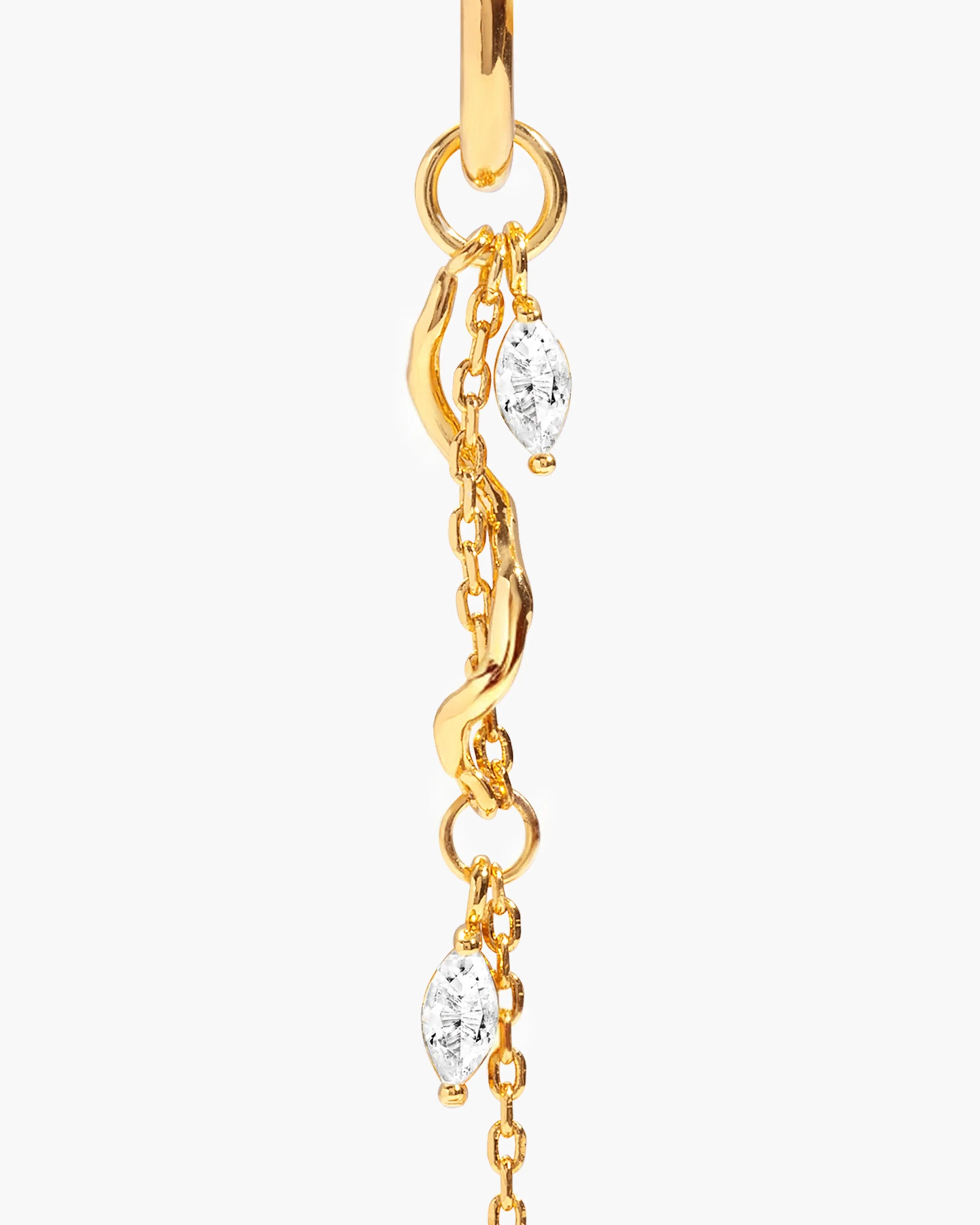 Aria Vine Drop Earrings en route jewellery