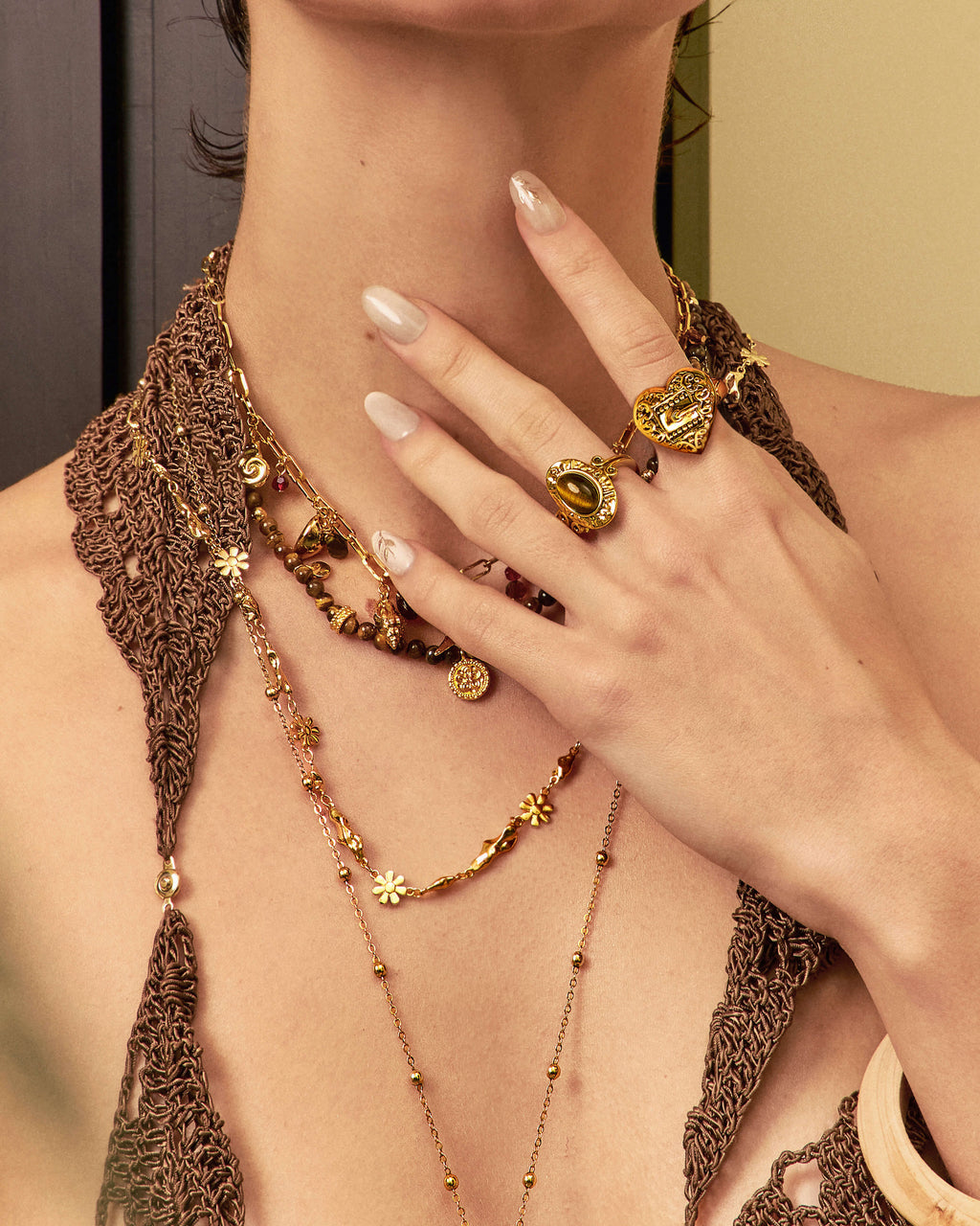 Belted Heart Ring en route jewellery