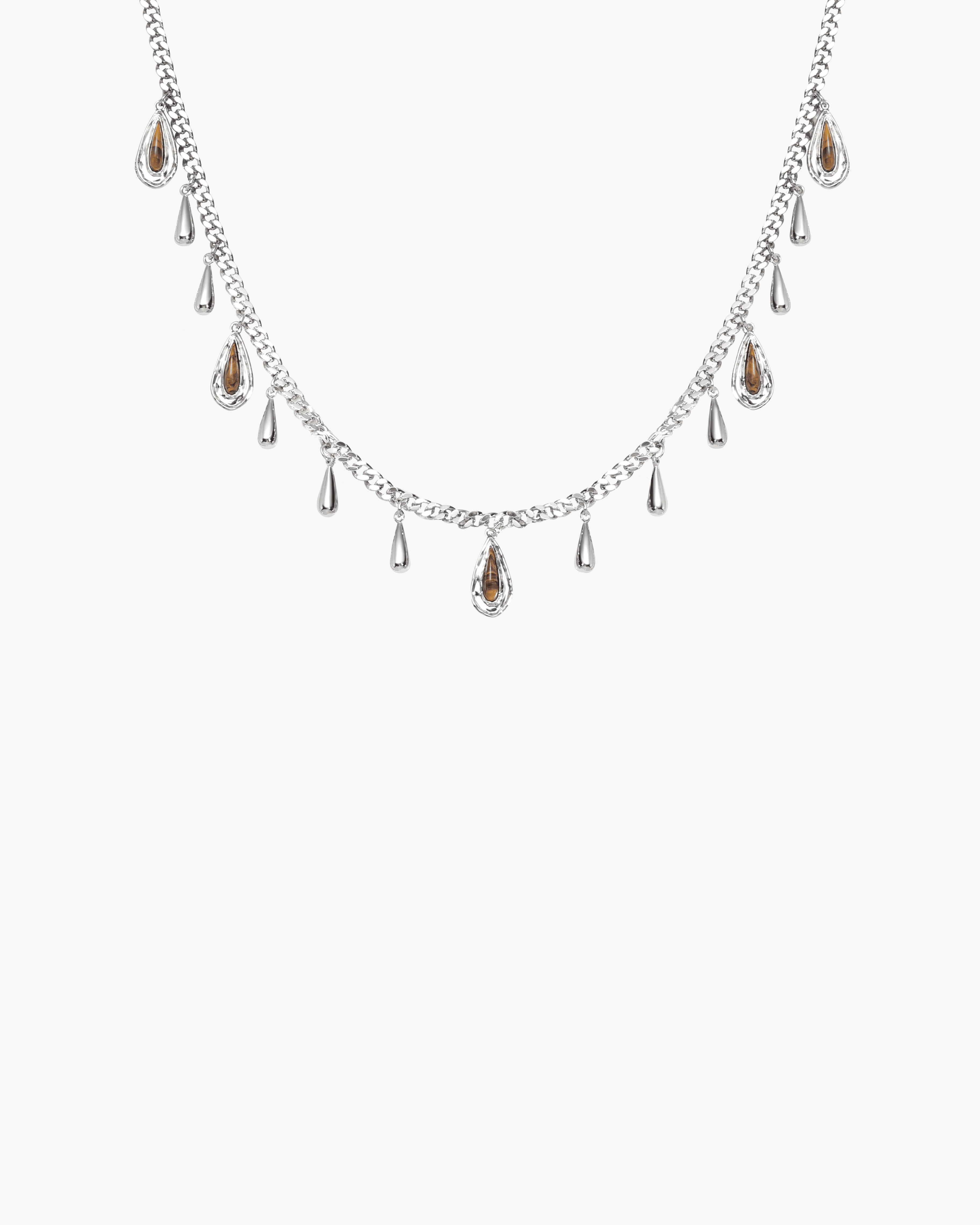 Second Skin Detachable Layered Snake Coin Necklace en route jewellery