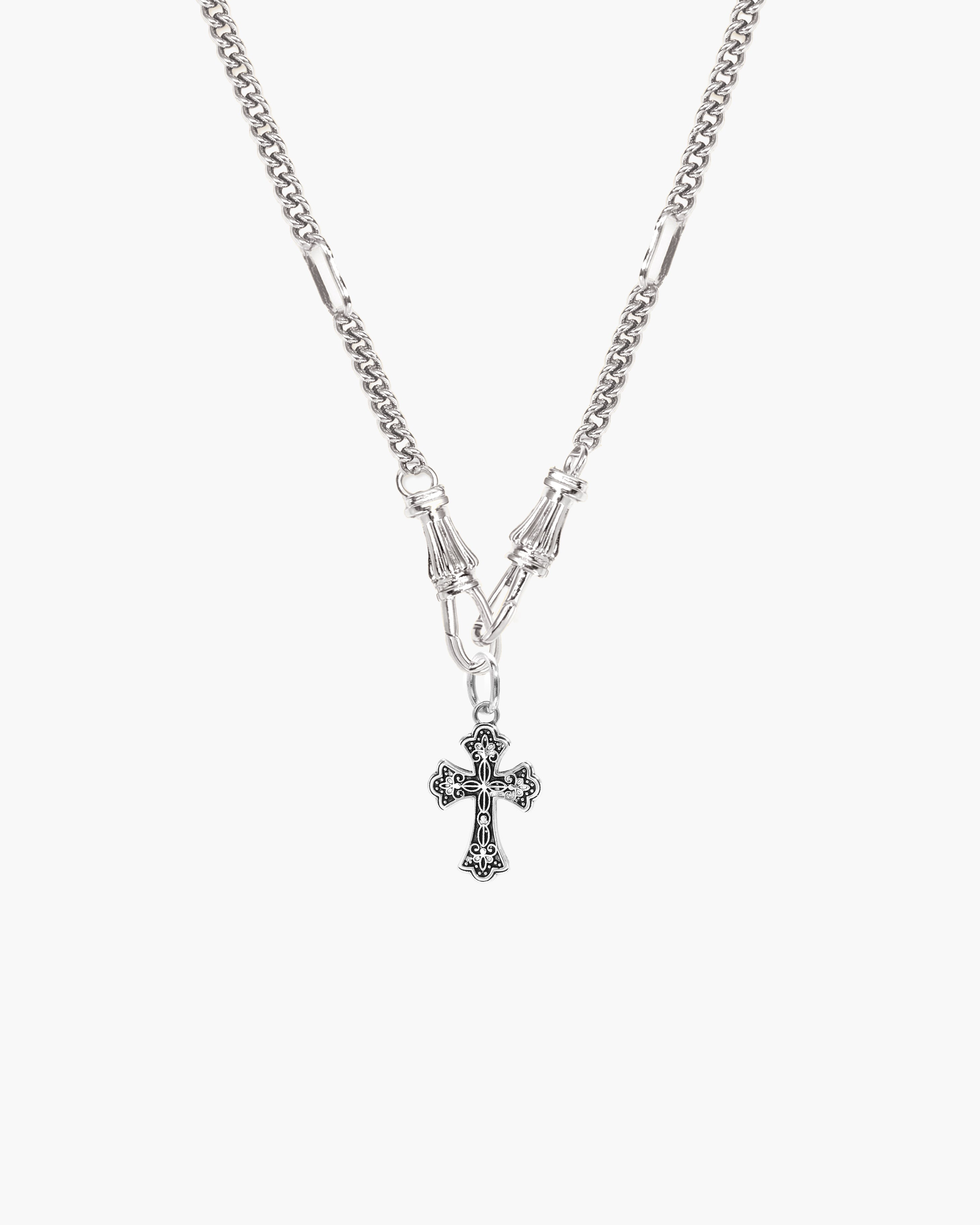 Deco Clasp Chain Necklace in Gold en route jewellery