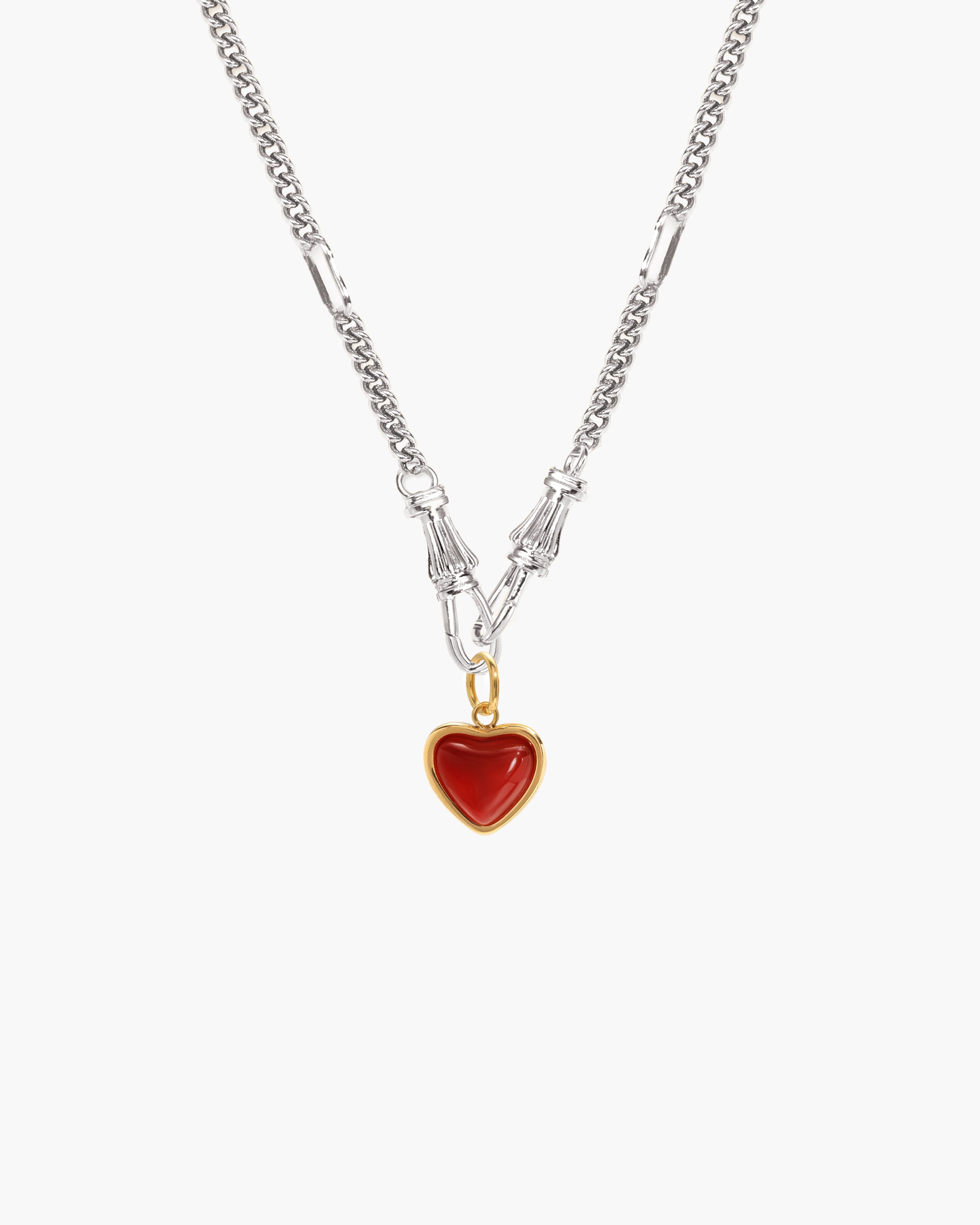 Deco Clasp Chain Necklace in Gold en route jewellery