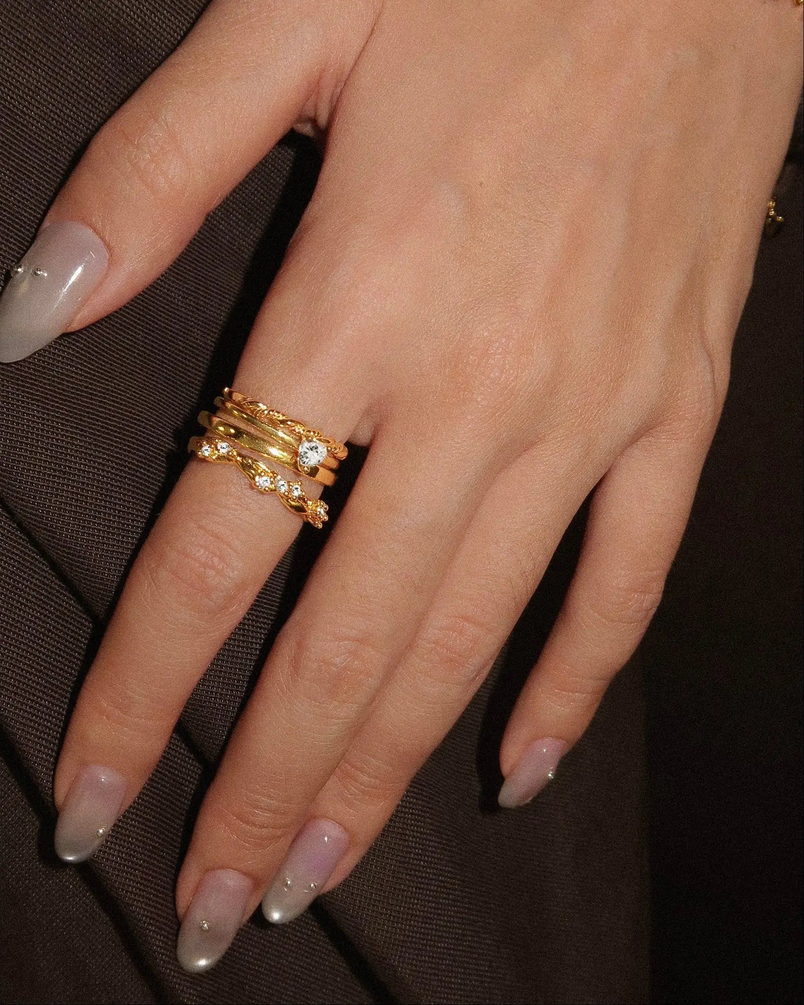Moonlit Ivy Ring en route jewellery