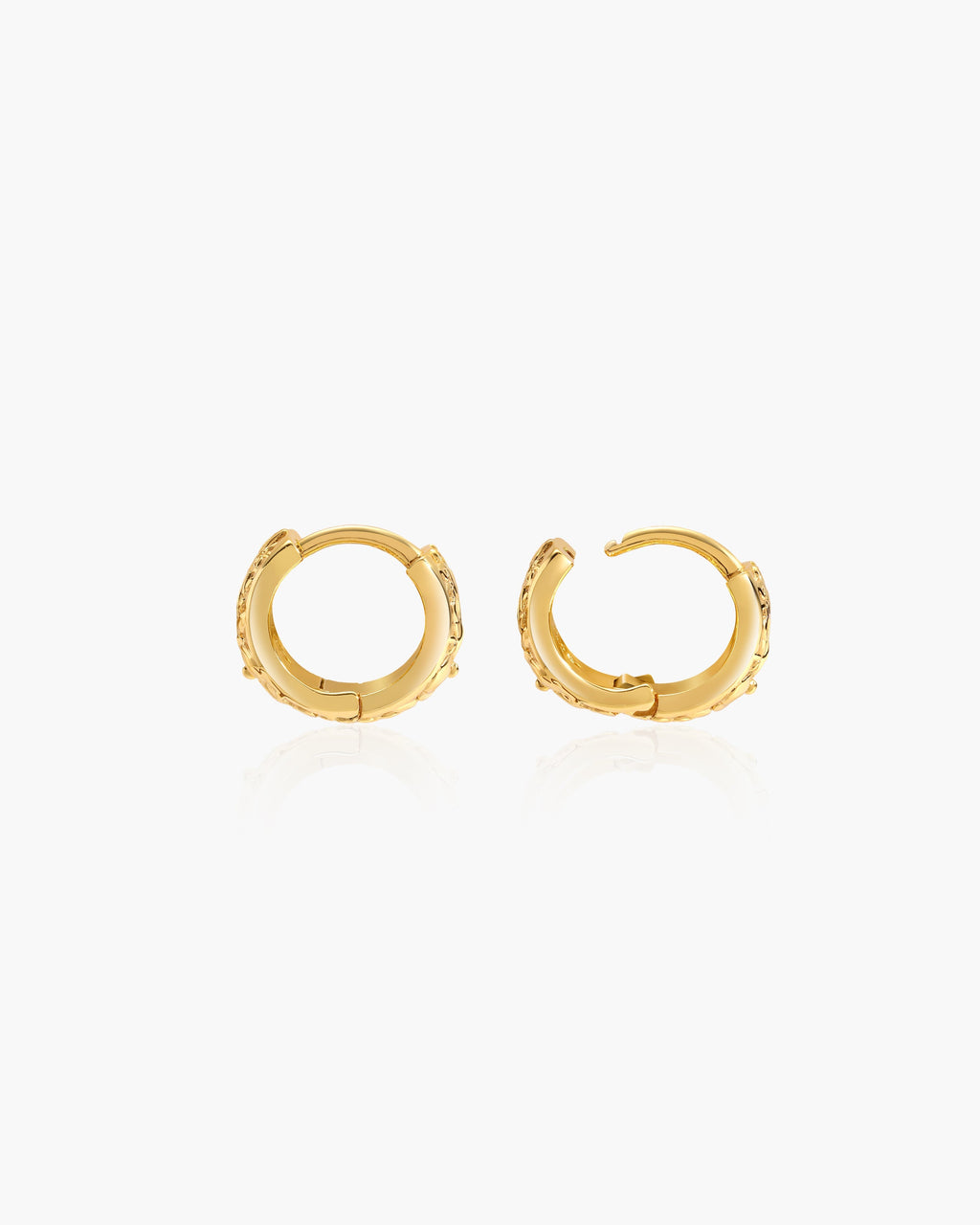 Mini Serenade of Orchid Hoops en route jewellery