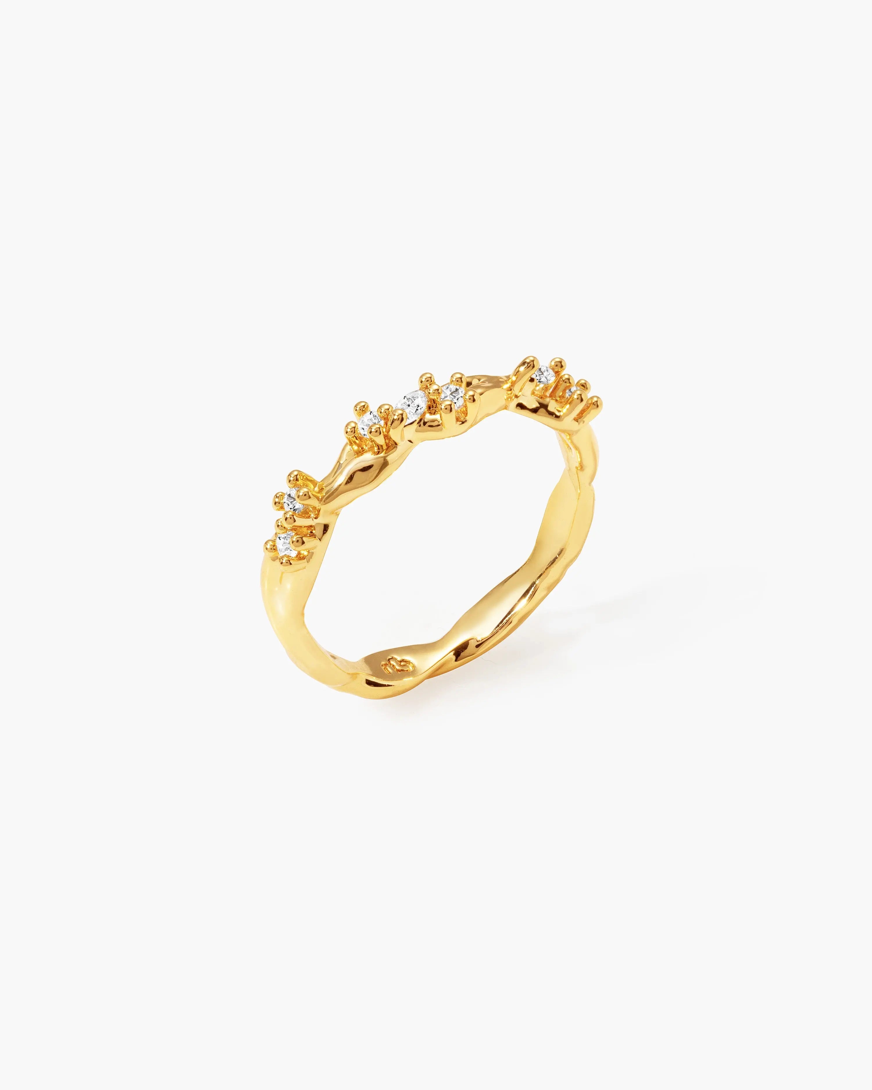 Moonlit Ivy Ring en route jewellery