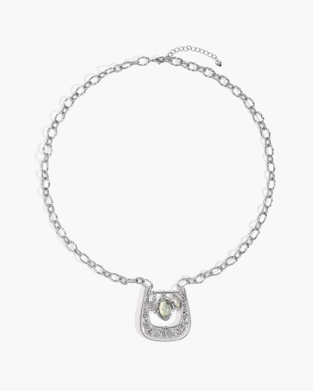 Orbit Charm Buckle Pendant Necklace en route jewellery