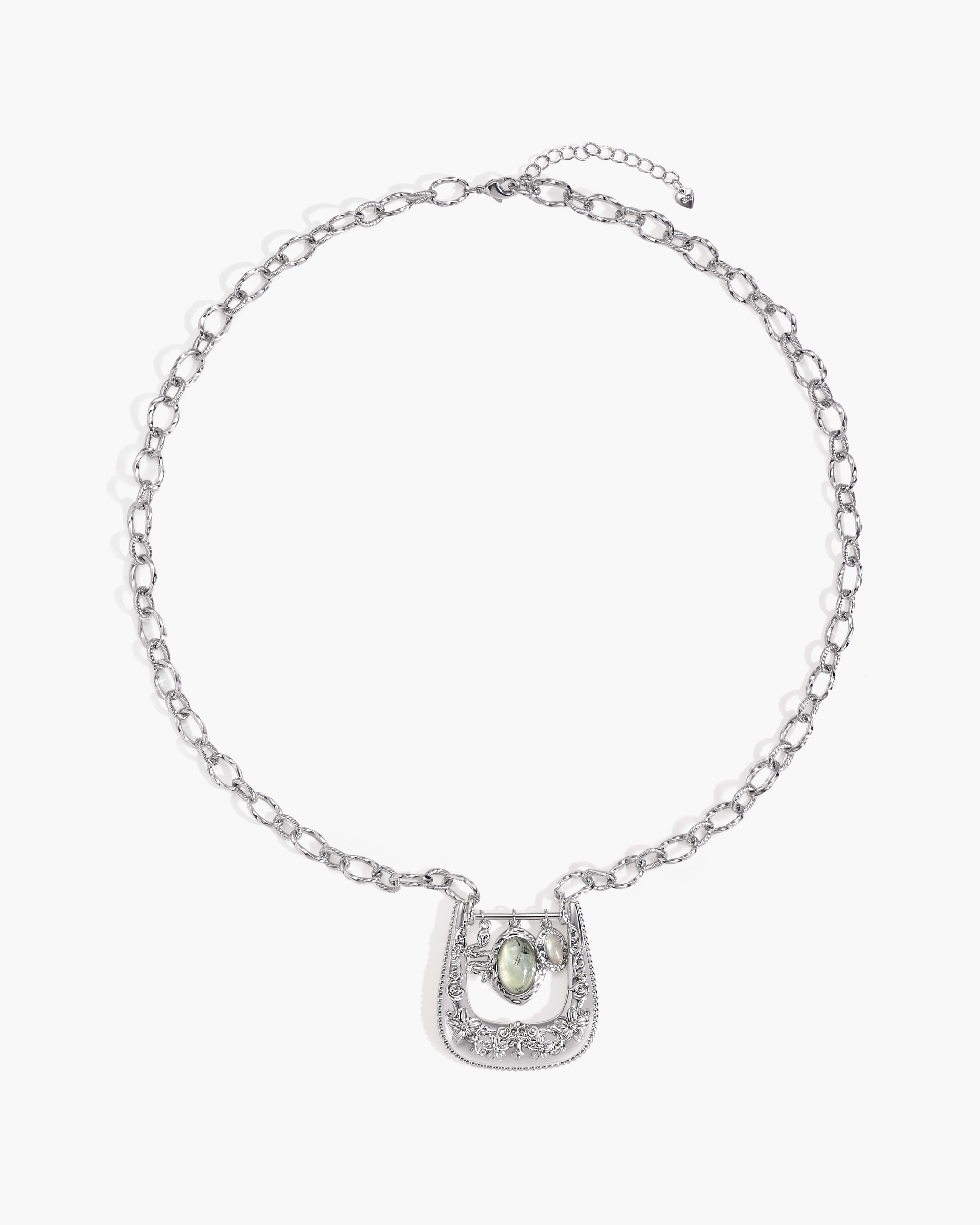 Orbit Charm Buckle Pendant Necklace en route jewellery