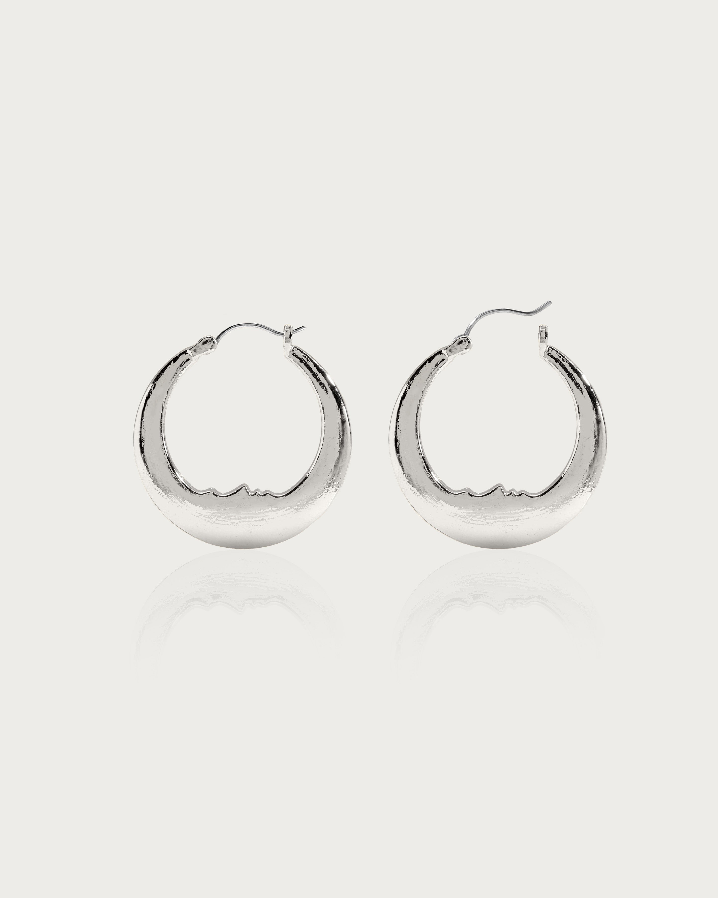 Luna Earrings in Silver en route jewellery