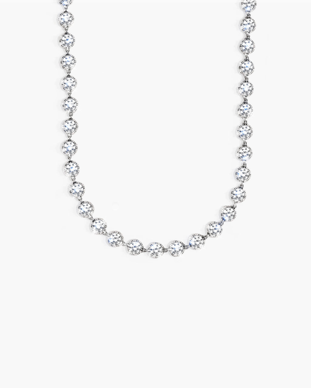 Rose Cut Riviere Necklace en route jewellery