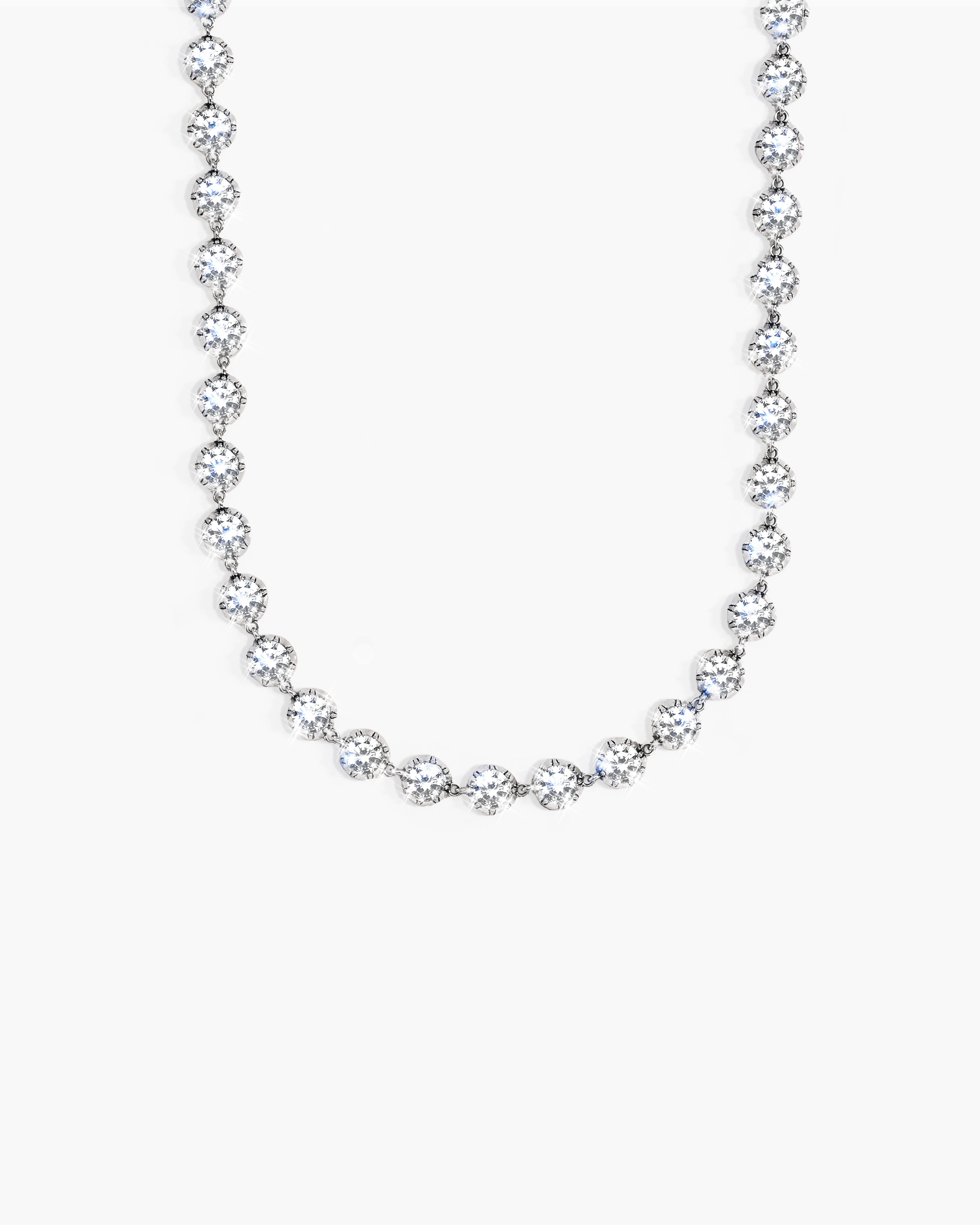 Rose Cut Riviere Necklace en route jewellery
