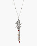 Seaside Nomad Starfish Necklace in Silver en route jewellery