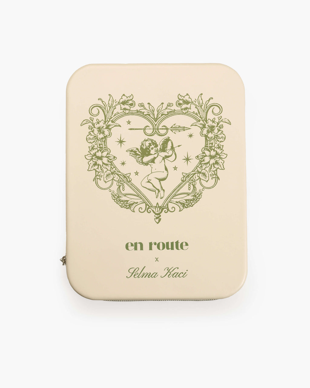 Isola Heart Jewelry Box in Beige en route jewellery
