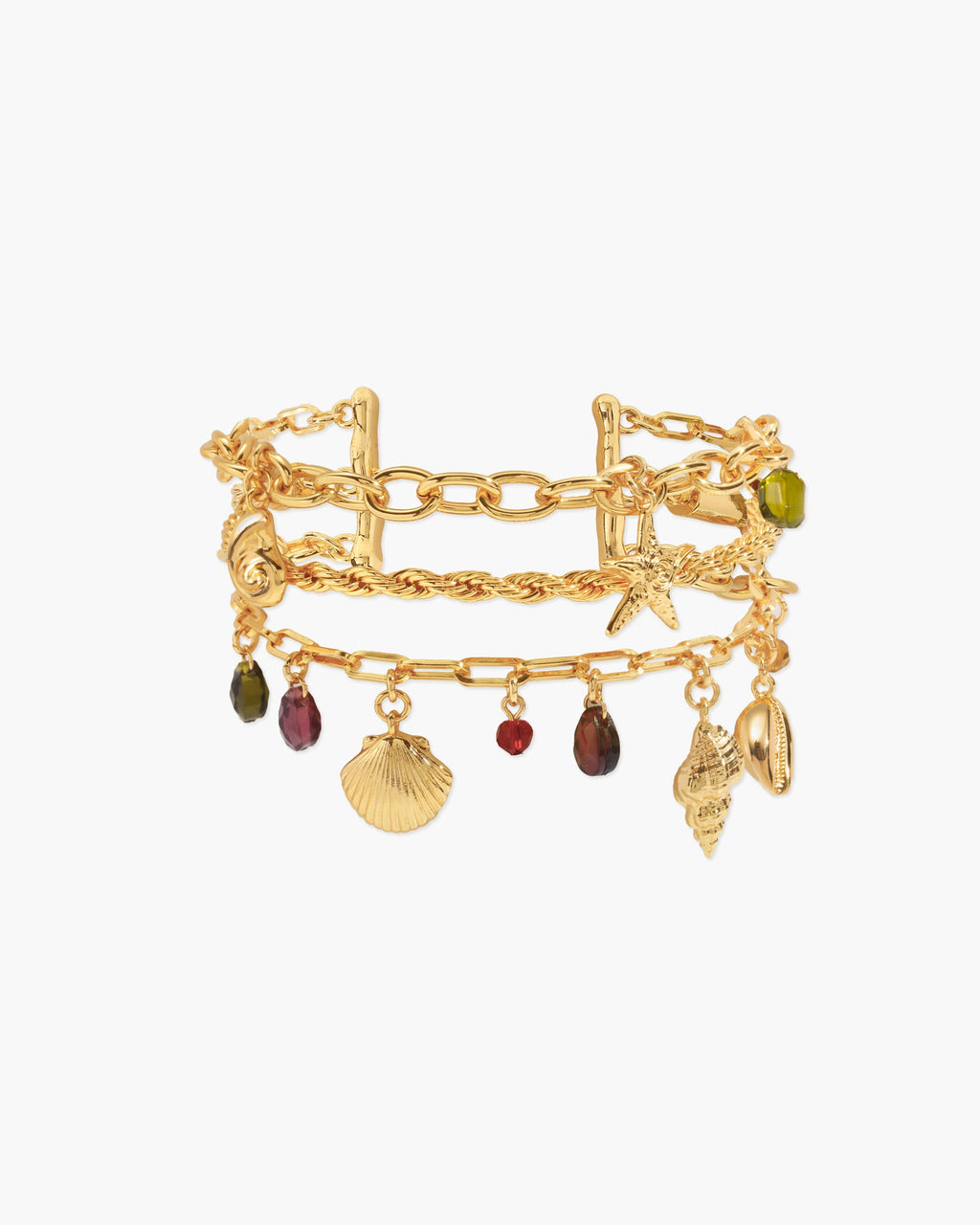 Coral Dancer Charm Bracelet en route jewellery