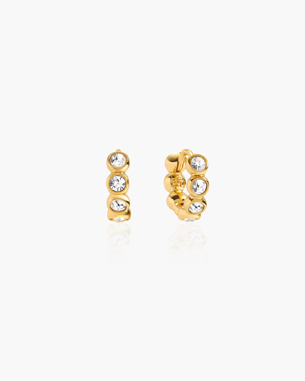Tennis Hoop Earrings en route jewellery