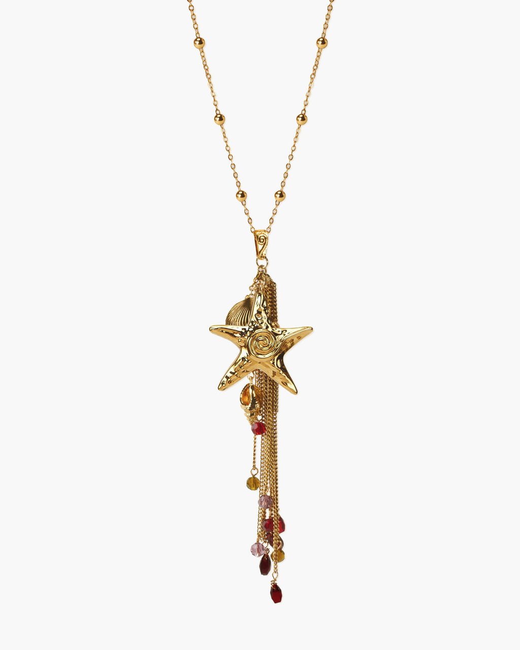 Seaside Nomad Starfish Necklace en route jewellery
