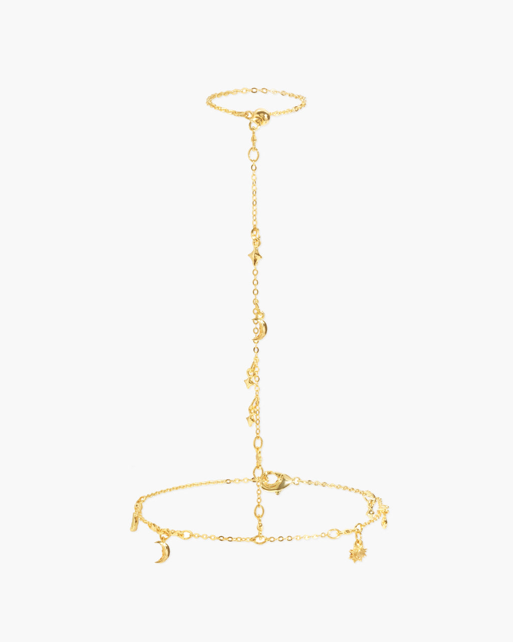 Lyra Hand Chain Bracelet en route jewellery