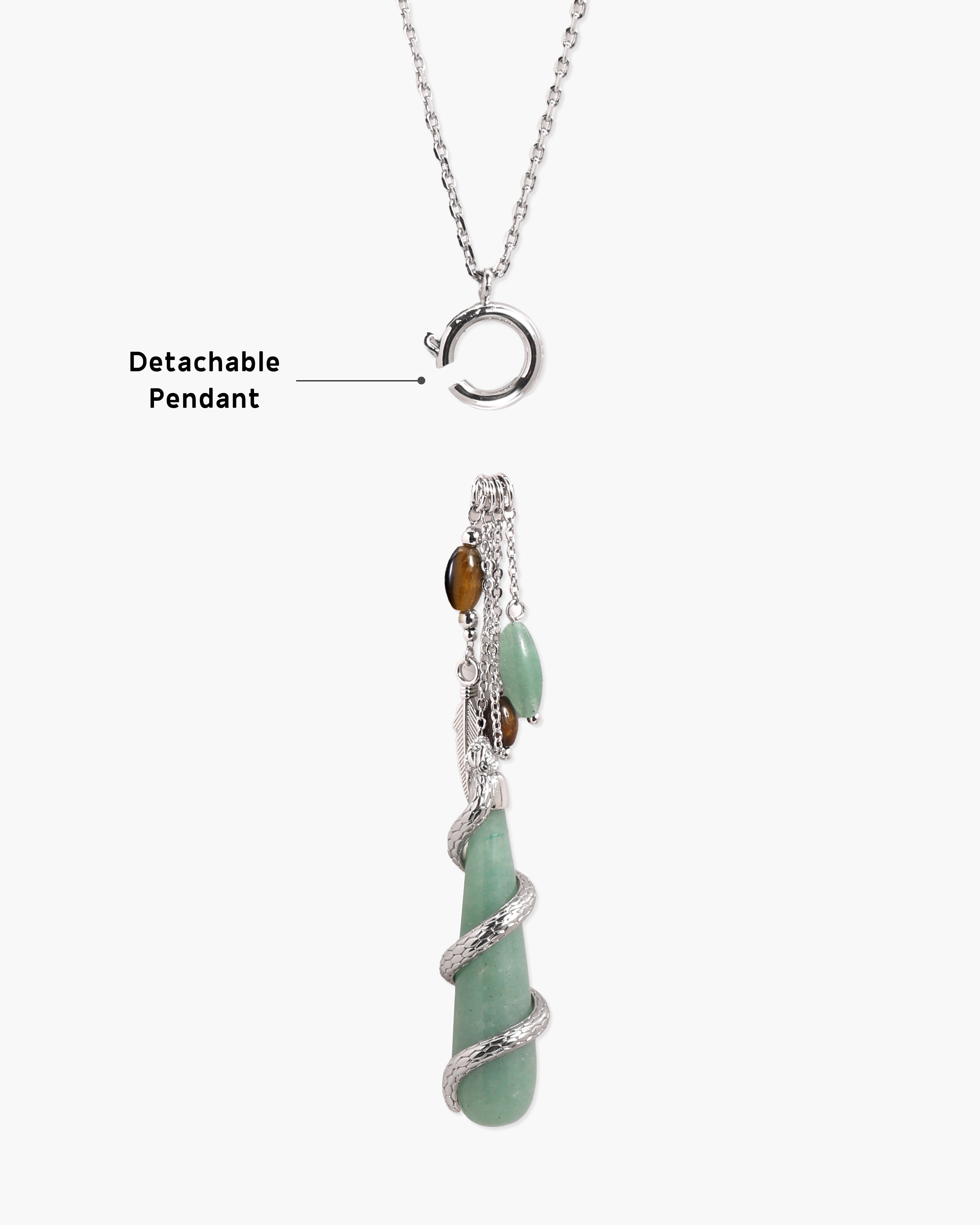 Ascent Detachable Charm Long Necklace en route jewellery