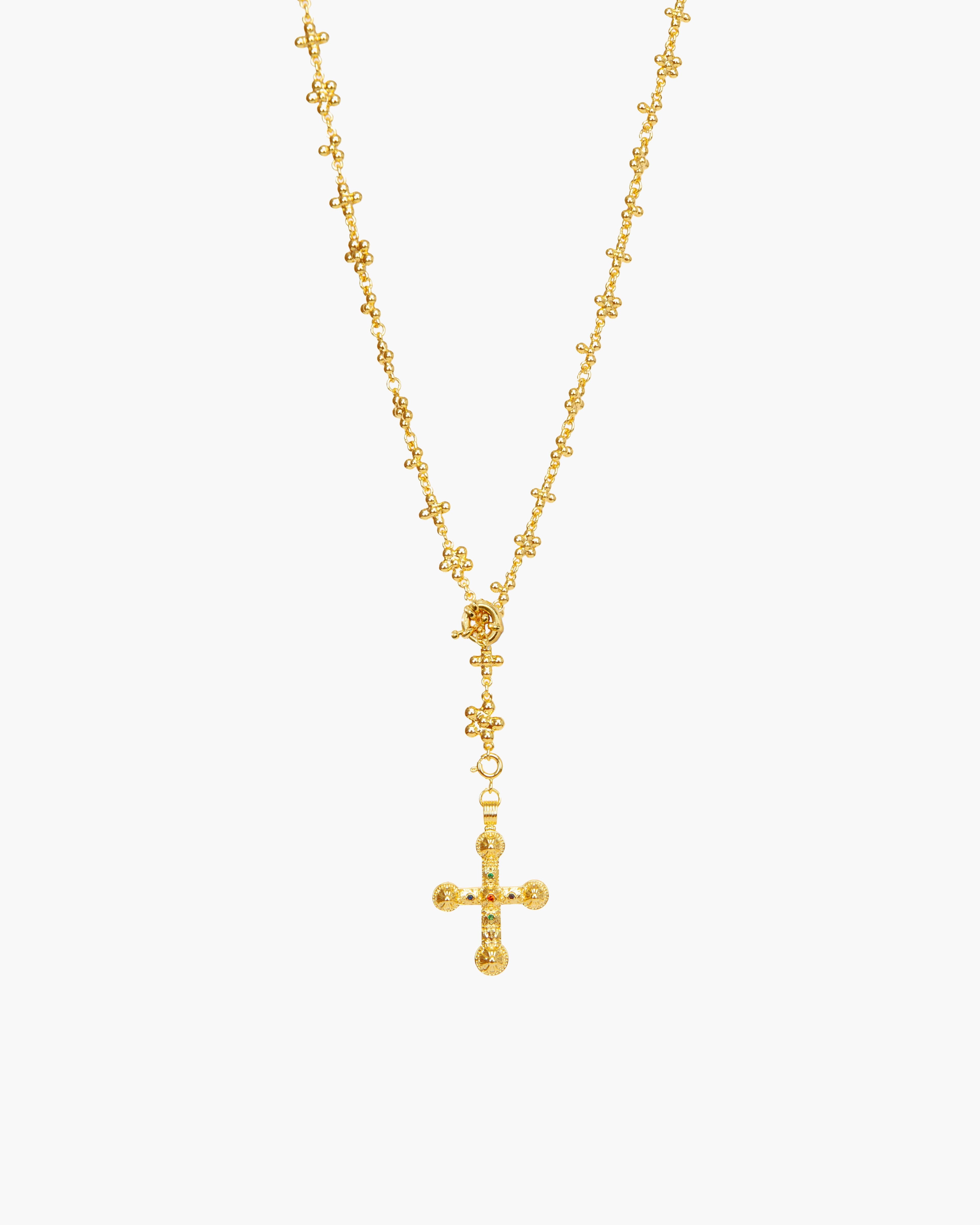Daisy Molecule Chain en route jewellery