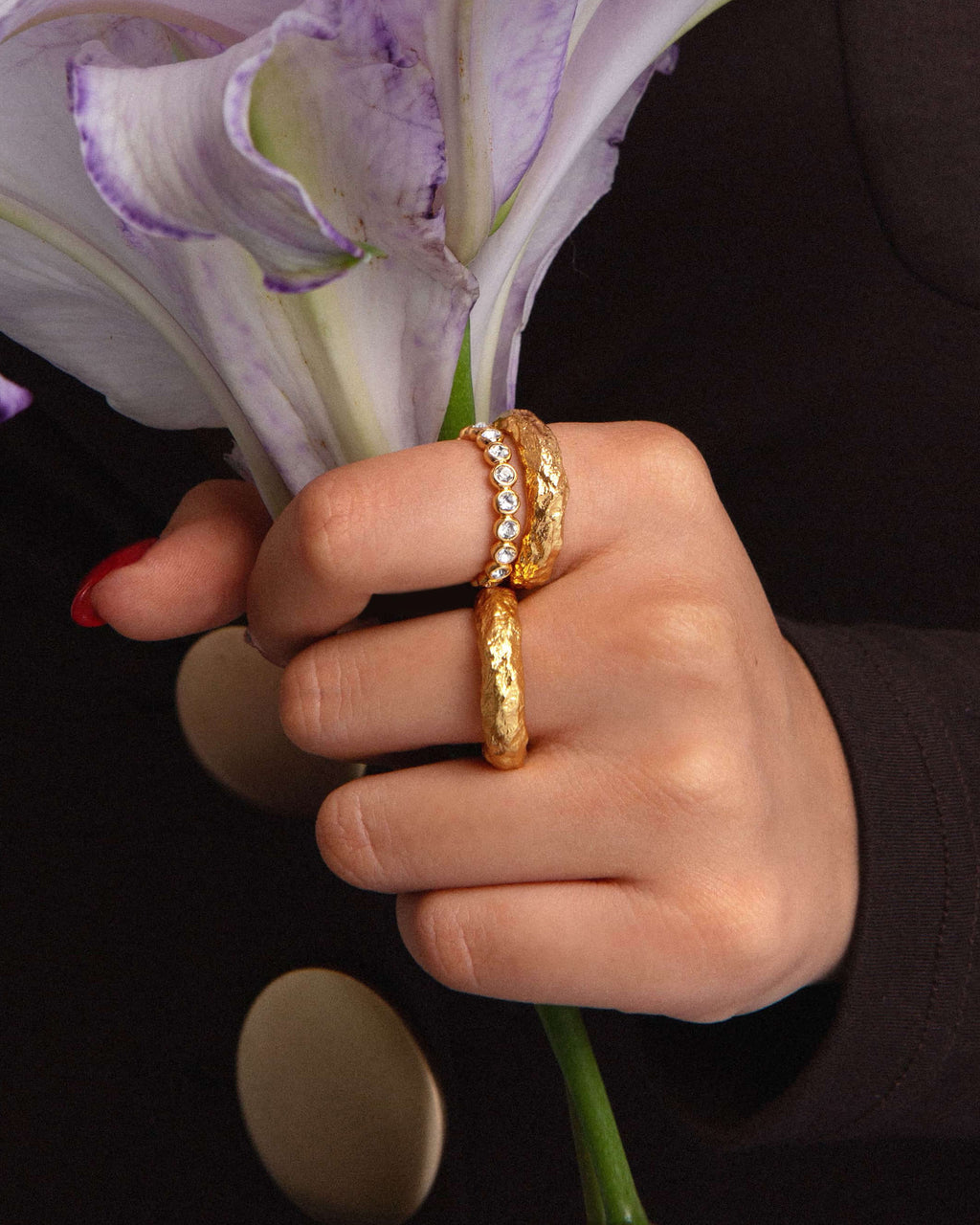 Tennis Ring en route jewellery