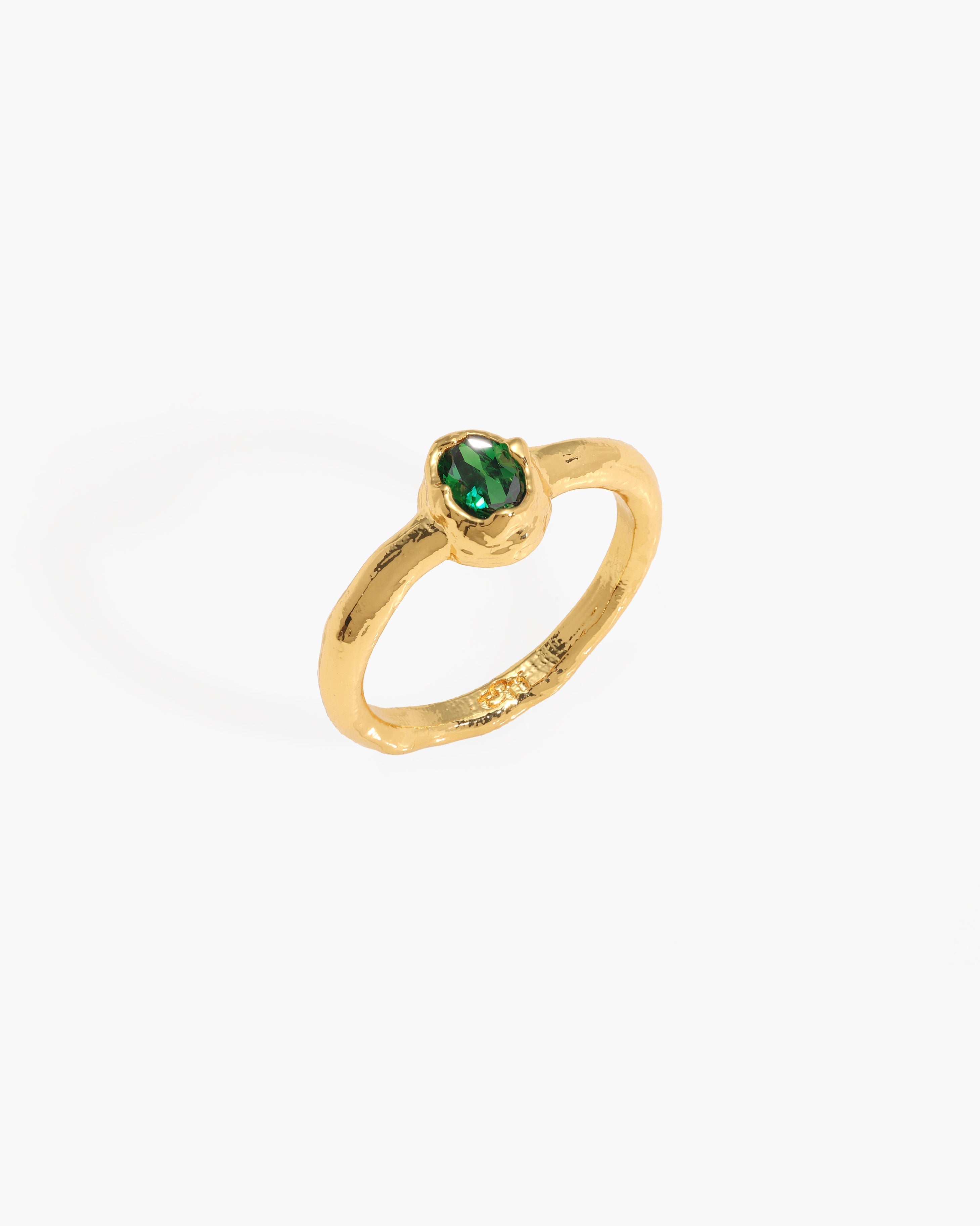 Birthstone Ring in Gold - May en route jewellery