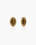 Tiger's Eye Savannah Studs Earrings en route jewellery