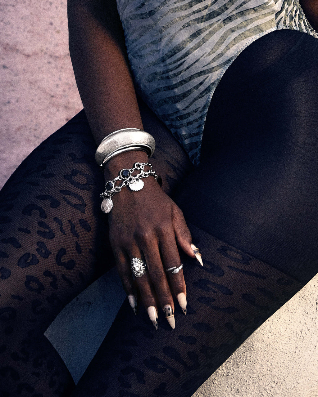 Cordelia Dome Bangle en route jewellery