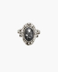 Lunar Veil Moss Agate Ring en route jewellery