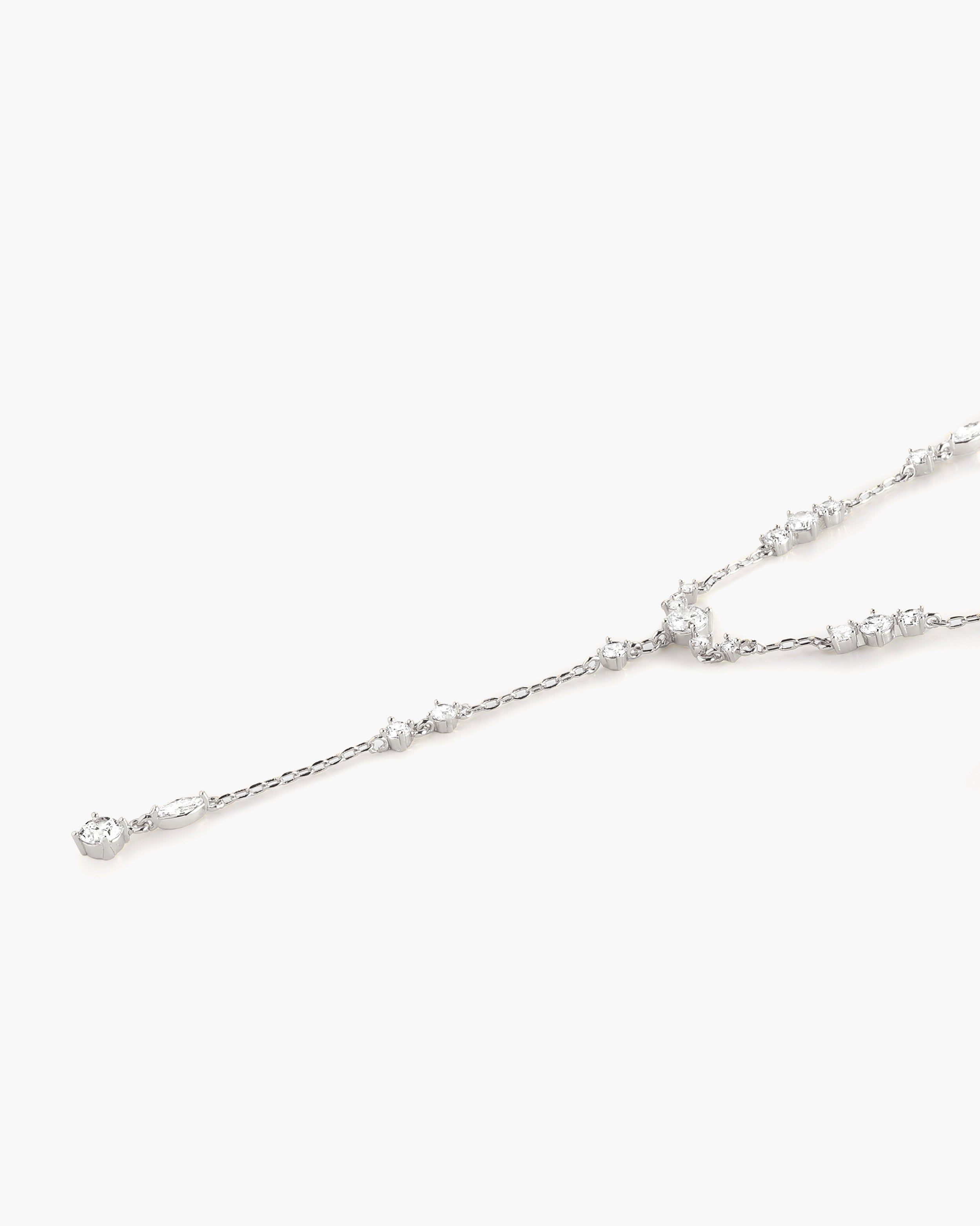 Adriana Necklace in Silver