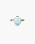 Aquamarine Ring in Silver