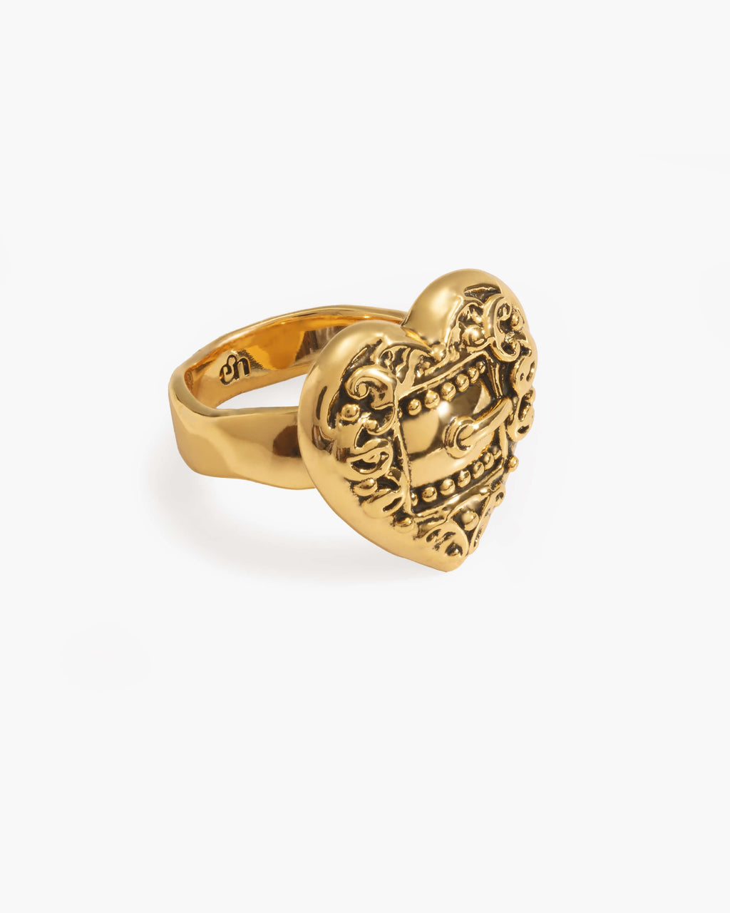 Belted Heart Ring en route jewellery