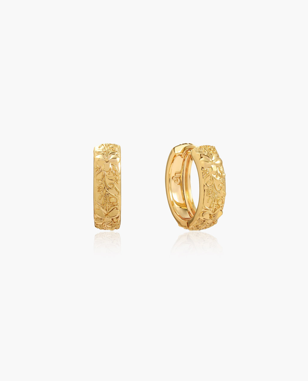 Mini Serenade of Orchid Hoops en route jewellery