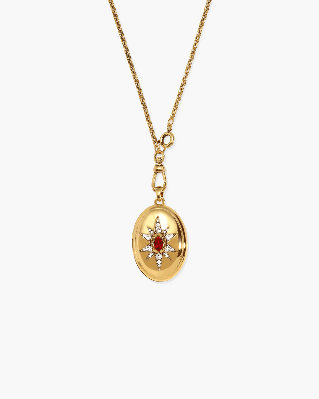 Clara Openable Locket Clasp Chain Necklace en route jewellery